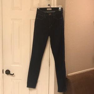 NWOT Madewell 10” high rise skinny jeans